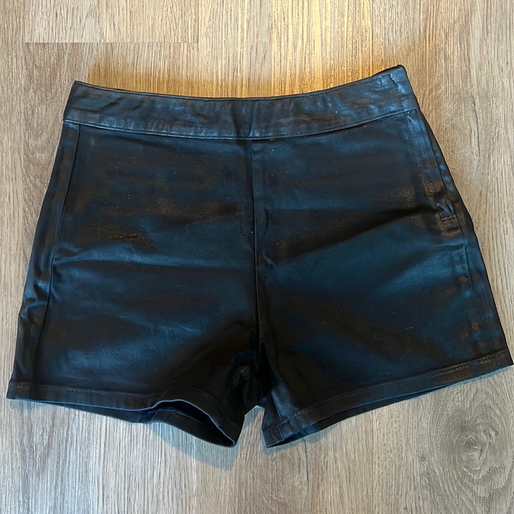 Gap Waxed Pleather Short